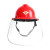 OIMG适用于安全帽防护面罩防飞溅冲击面具化工面罩粉尘劳保打磨电焊全脸面屏 配件：铝支架1个