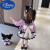 迪士尼（Disney）女童库洛米裙亲子春秋迪斯尼儿童公主裙小女孩裙亲子宝宝洛丽塔连 紫色裙子单件 90cm