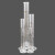 冰禹 BT-113 玻璃量筒 高硼硅刻度量筒 高透明度实验室器具 25ml(10个) 