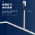 天背(Tianbei) PVC弧形线槽 明装隐形自粘地线槽加厚助燃电线网线槽 带胶 5米 TB-HX8