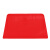 食安库（SHIANKU）金属可探测手刮板 台面清洁刮板 【168mm】红色 40144