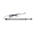 米朗KPM18两端鱼眼拉杆式位移传感器预应力电阻尺机械手臂电子尺裂缝计电子尺铰接拉杆式位移传感器 KPM18-15mm