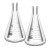 玻璃三角烧瓶烧杯化学实验器材锥形瓶带塞50/150/250/500/1000ml 环球直口三角瓶150ml