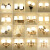 欧普灯壁灯卧室现代简约客厅阳台创意墙壁灯北欧楼梯过道 led房间床头灯 银色  BD02-1+暖光
