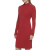 汤米希尔费格（Tommy Hilfiger）汤米-希尔费格女式套头毛衣高领连衣裙 深红色 X-Large