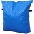 快递打包袋淋膜中转袋物流集包超大号编织袋防水大容量衣物行李袋 蓝色平装拉链款100*90*20cm