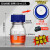 液相流动相瓶溶剂瓶GL45盖螺口储液瓶色谱试剂瓶100/250/500/1000/2000/5000 透明3000ml/1孔