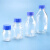冰禹 BY-2464 蓝盖试剂瓶透明 丝口玻璃瓶 螺纹口带刻度 250ml（起订2个）