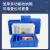 京顿周转箱塑料箱加厚工具零件收纳箱物料盒蓝色带盖子塑胶箱筐子410*310*145mm 