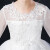 飞木马（FLYTWIN）花童婚礼小女孩礼服冬季儿童公主裙女童钢琴演奏演出主持人晚礼服 白色 130(建议115-125cm)