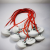 简霓  灯串联灯芯发光带线新年中式国潮拉丝定制红户外笼灯泡  货期3-5天 40厘米线暖光灯10个