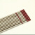 京汇莱适用 黑马钨针钨棒铈钨电极红头钍钨氩弧焊焊枪配件大全1.6/2.0/2 1.6mm 150mm  灰头(10根)1盒