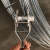 适用于猕猴桃建园拉丝紧线器大棚线葡萄种植塑钢绳紧绳器钢丝拉紧器收紧 镀锌加厚90型约2毫米厚-普