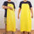 围裙防水耐油围裙围腰厨房餐饮加大PVC围裙洗车水产市场围裙围兜 黄色