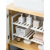 欢容野原葵可伸缩下水槽置物架橱柜分层收纳多层锅架厨房用品家用 双层水槽架白色