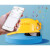 风扇帽太阳能安全帽带风扇的夏季男工地空调头盔制冷双风扇遮阳帽子智能FZB 黄色双风扇【10000升级款】(5档双控+数显)