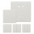 开关插座官网面板86型带五孔墙壁暗装家用珍铂系列质感白 空白面板