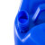 希万辉 实验室化工废液方形对角塑料桶 圆形25升蓝色加厚款
