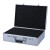 诺贝利奥 银40X28X14厘米-密码锁+棉 手提工具箱子收纳盒密码保险文件五金设备仪器