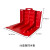 链工 防汛挡水板ABS红色L型可移动拼接防洪活动式挡水板直板可拼配套 95*75*66cm