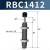 贝傅特 油压缓冲器RB 碳钢材质优质铜套铜芯橡胶帽经久耐用液压缓冲器 RBC1412 