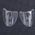 定制适用TPU眼镜护翼/安全防护眼镜眼镜侧保护片 防飞溅冲击 2种规格 L镜腿宽度12毫米以上