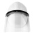 成楷科技CKT-MP2099国标电力安全帽工地绝缘带防电弧面屏 白色1个