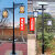 定制适用户外3米景观灯led公园小区防水复古灯笼中式仿古太 双头圆杆4米接电款