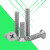 TA2钛十字螺丝纯钛十字槽沉头螺钉平头螺丝钉M5M6*8/10/15/20-55 M5×20(10个)