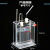 适合J2605 电解饱和食盐水制取氢气和化学实验器材 立式隔膜电解槽