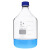 垒固 Duran肖特瓶螺口蓝盖瓶透明包邮透明丝口蓝盖试剂瓶 棕色100ml/GL45盖