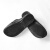 安美尚 SPU防静电拖鞋 黑色方形ESD黑标款 夏季电子厂无尘车间防臭防滑工作鞋40码 AMS702-1