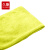 久臻 YGJ021 超细纤维丝光抹布 洁净吸水无尘毛巾 30cm×30cm  黄色 3条