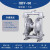 气动隔膜泵QBY-50不锈钢铝合金PP耐腐蚀压污水胶启动水泵 QBY-100铸铁+特氟龙F24