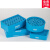 低温冰盒恒温盒圆形多用低温冰盒放96孔PCR 0.2 1.5 2ml 离心管盒 方形1.5ml   50孔冰盒(带盖)