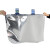 希万辉 平口锡纸铝膜防潮真空袋包装袋加厚避光锡纸袋粉末包装袋 铝箔平口袋 （50个）50*80cm