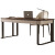 烎途实木书桌书房家用意式极简轻奢书法桌高级黑胡桃木办公桌 1.6米书桌+椅子