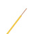 金龙羽 国标铜芯电线 单芯多股软线电缆 BVR*0.75平方电线 100米/卷 黄色
