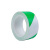 百士安 绿白色警示胶带PVC斑马标识贴彩色划线地板胶带消防警戒隔离地标线4.8cm*33M