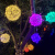 贝工 藤球灯挂树灯 户外亮化春节新年氛围灯 蓝色 直径40cm 户外防水花园景观灯节庆灯