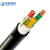 起帆电线电缆 YJVR3*4+1*2.5平方国标电力电缆 绝缘护套软电缆 1米 黑色 100米起售