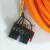 伺服电机动力线电源线6FX5002/8002-5CN36-1BA0连接线电缆 橙色 PVC PVC 15m