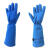 葆莳 25cal防电弧手套加长款  阻燃手套 防护手套 蓝色 通用 3个工作日