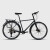 DARKROCK黑岩旅行自行车长途骑行旅游单车700c城市自行车6100越野自行车 军绿色