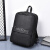 CATEIKARRUI双肩包男士大容量商务旅行包电脑背包大学生书包笔记本USB充电口 黑色
