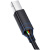 US104 USB A公对B公打印线0.5米黑色高品质数码连接线 黑色 0.5m
