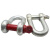 东弘 起重吊装工具 卡环吊环锁扣 直行卸扣  9.5T 1-1/8″（2个）