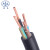 凌志 电线电缆电源线YZ 3*1.5+1*1 4芯橡套线国标软芯橡胶线 100米