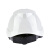 莱慧 安全帽工地ABS可印字防砸八点式支撑吸汗条安全头盔 白色 