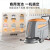 商用洗地机手推式工业工厂车间用拖地机超市商场物业擦地机 RS-M65锂电款